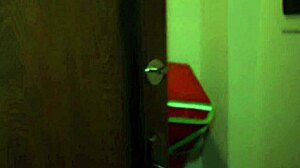 Skinny teen babe joins botanist courier for rough homemade foursome cumshot riding.