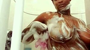 yuki senpai strips big tits ebony milf in motel shower homemade preview