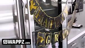 Stepdaughters trade blowjobs and anal fucks for european uncle orgy trip