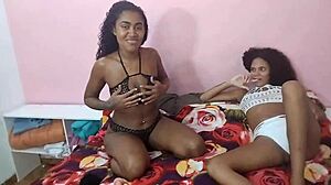 Leo Ogro Joins Lesbian Couple for Big Cock Anal Surprise