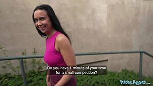 public agent milf bends over garden shed for fat cock doggystyle pounding