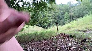 Hey check my sloppy public outdoor clit licking masturbation homemade crazy naked.