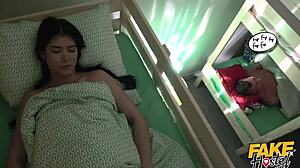 Student's Throbbing Cock Fills Warm Wet Mouth