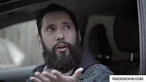 Beautiful 18+ Teen Rides Stalker's Cock With Cute Tits Bouncing