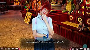 double homework mishap... dating cute redhead johanna got outta hand