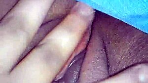 venezolana merideña fingers her wet shaved pussy to intense solo orgasm