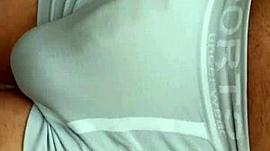 Hardon Bulges in Tight Public Shorts Outdoor Tease