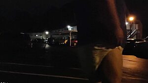 Thick Diaper Tease Turns Outdoor With Massive Cock Lover