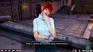 double homework mishap... dating cute redhead johanna got outta hand