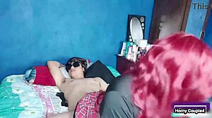 Curvy Latina Wife Rides Big Cock with Moans!