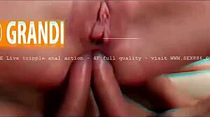 Elena Cruz Rides Huge Dildo Toy Cowgirl on Big Ass Before Delivery Guy