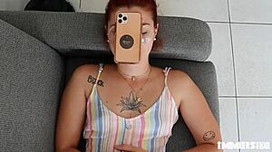 ruvinha's wild threesome birthday fuck with friends leaves hairy pussies dripping