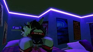 demon sneaks quickie sex romp with sexy shark girl in roblox furry world