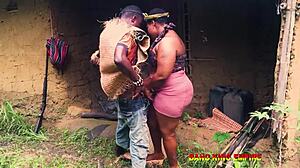 BBW Patricia Gabriel Fucked Hard by African Bush Hunter William in Wet Pussy Missionary