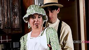 volunteer bares pussy for boys