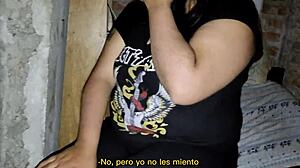 stepsis pays with fat tits for tinder secret cumshot