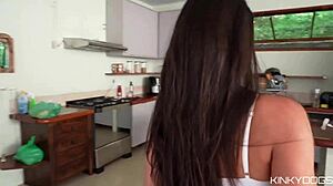 I hired this Brazilian whore but you'll pay extra for her tight pussy creampie roleplay!