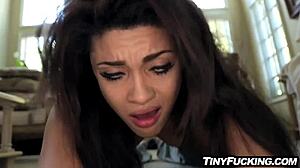 hot exotic babysitter bends over rides sofa cowgirl lucky guy 🔥🍑