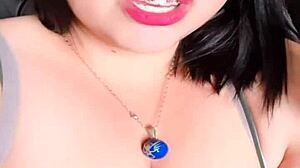 lily the bbw influencer teases her huge tits casually