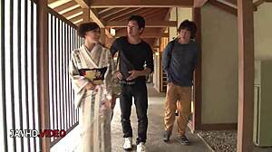 aoi mizuno's rough outdoor japanese blowjob gets super sloppy