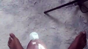 i blast cumshot in condom on sex machine to my hot labeto song