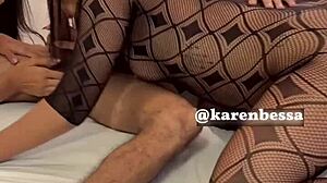 Big bambu fucks my friend while hubby films our brazilian threesome