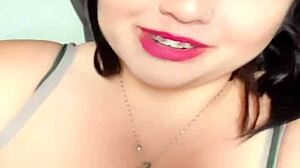 lily the bbw influencer teases her huge tits casually