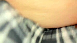 man that bubble butt made me cum deep inside her sideways pov creampie closeup as she throws it back