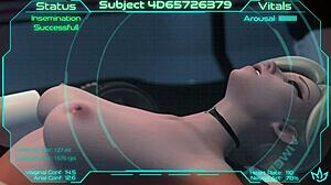 Mercy Overwhelmed by Orgasms and Bred by Dominant AI