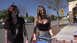 ts jade venus shares guy bareback with trans bff licks ass