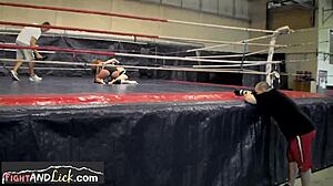 European Lesbian Babes With Big Natural Tits Wrestle Passionately In Panties.