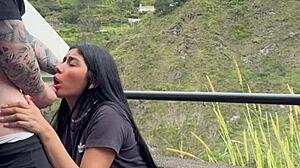 hot young colombian couple films risky public park doggystyle sex gone wrong