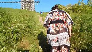 wanna see this hairy mature flash her beaver thru sheer dress?