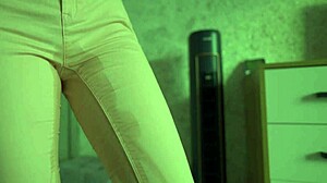 jeans soaked in desperate milf pee panties homemade urgency explosion