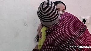 Pizza date turns intriguing with indian stepsis rough play