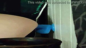 hey wife forces hubby into her huge dildos anal femdom fishnets monster cock toys assfucking