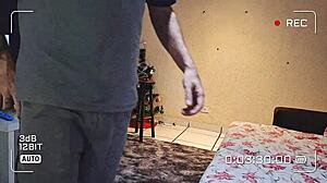 horny housewife gets naughty visit from technician pounding her hard at home 🔥😏