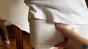 horny stepson pounds milf pussy doggystyle before her date