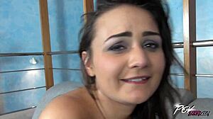 pov: hungarian babe's first wild ride on stranger's cock 😈💦