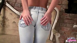 wanna see how these tight jean shorts squeeze my redhead teen pussy?