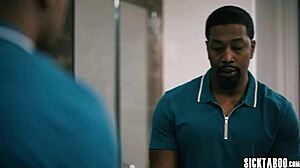 mature stepmom lauren phillips rides teen madi's black boyfriend isiah hard