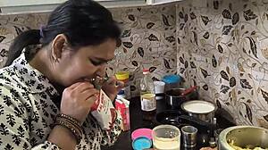 Puja Bhabhi Chubby Indian BBW Natural Tits Licked Bent Over Doggystyle Blowjob Dirty Talk Bed