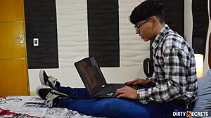 nerdy bro dreamin fuck hot stepsis bad