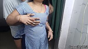 desi bhabhi feels horny getting fucked hard by neighbor boyfriend