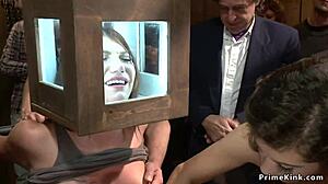 redhead blonde lezdom subs get outdoor bondage anal bang