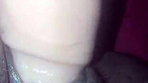 Teen Stretches Her Super Tight Pussy with Thick Dildo Toy