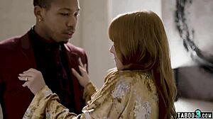 Classy busty milf housewife's natural tits bounce wildly on monster bbc lover's huge cock