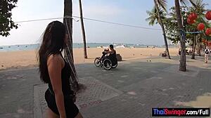 Big Ass Thai Teen Amateur Rides Tourist Monster Cock