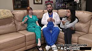 ditria rose freshman hitachi wand forces mandatory orgasm backstage pov