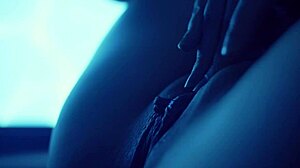 Blue Mood Slow-Mo Squirting Closeup Pretty!